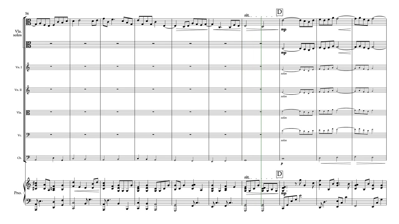 Cinema Paradiso for 2 Violas and Piano Quintet