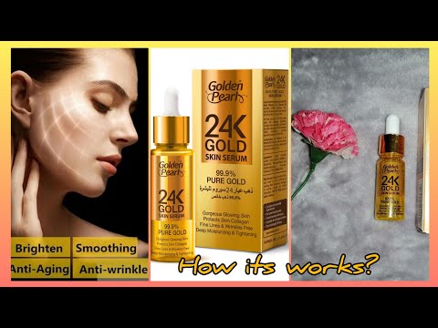 Golden Pearl 24K Gold Serum In Very Cheap Price Ll How Its Works