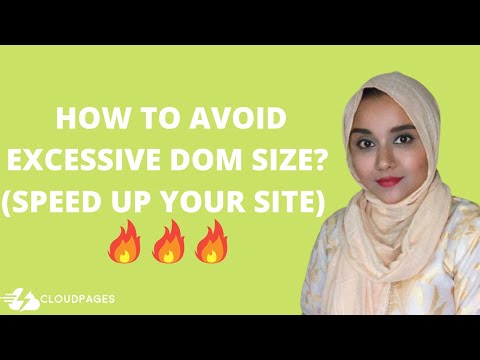 How To Avoid An Excessive DOM Size In WordPress (5 methods)? - video from CloudPages