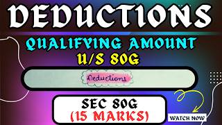 Deduction 80G Qualifying Limit | 80G Tax Benefit Explained in Hindi | Donations Tax Benefit in India