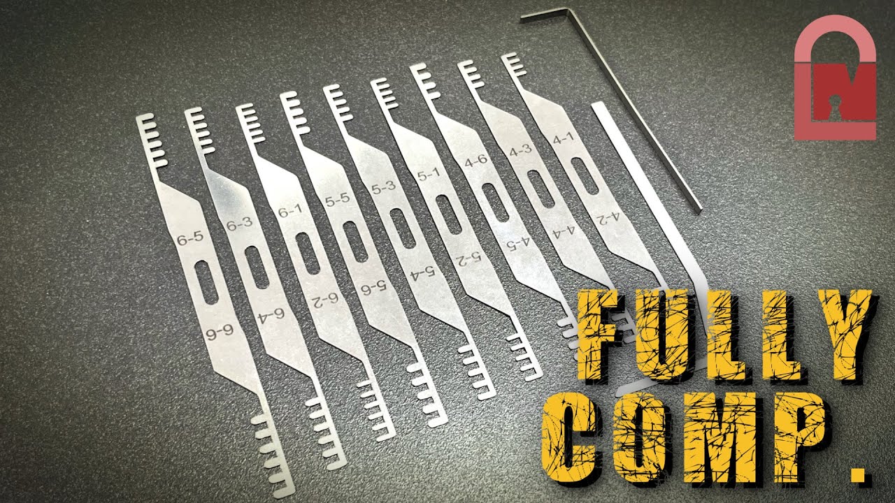 Law Lock Tools Comb Pick Set - Everything You Need!