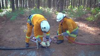 Training Video Four Person Canvas Hose Lay