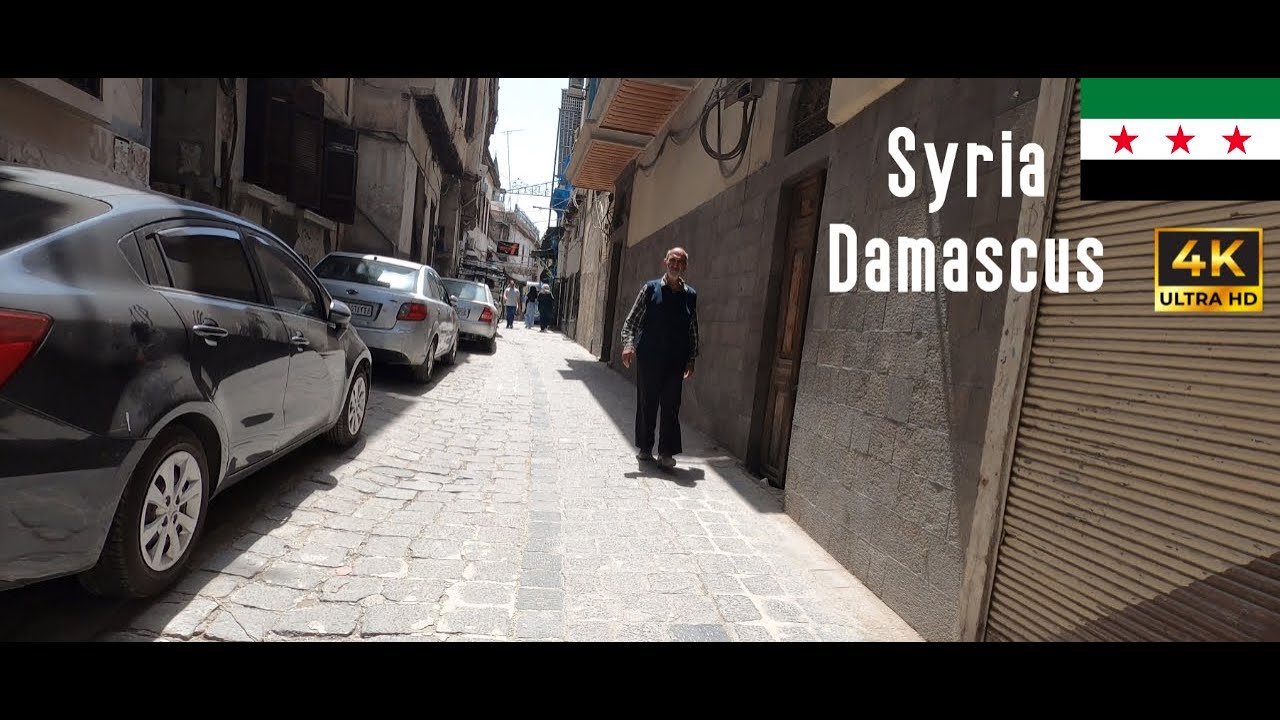 Damascus Syria Street Walk April 2025 [4K]