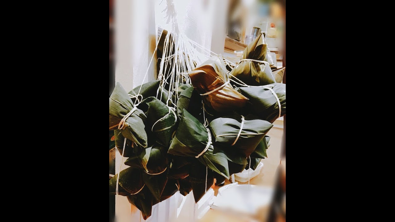 IP壓力鍋做湖州粽子新手零失敗包粽子教學 棉線綁活結技巧 Wrap Zongzi Bamboo Sticky Rice Dumpling