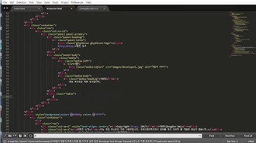 부트스트랩 웹 디자인 실전 강좌 9강 - 테이블 (Bootstrap Web Design Tutorial #9)