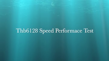 Thb6128 speed test for RAPS128 board