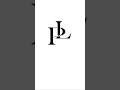 Create a Stunning PL Brand Monogram in Adobe Illustrator #logos #logos #graphicdesign