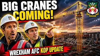 WREXHAM AFC KOP CONSTRUCTION UPDATE