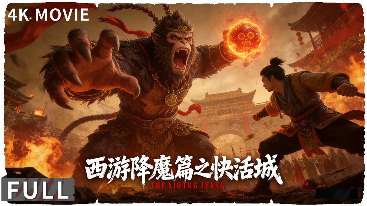 4K Full 屠魔之人成为巨猿妖魔 妖丹觉醒血染众生 动作 / 奇幻 《西游降魔篇之快活城/Journey to the West》萧子墨 / 刘思辰