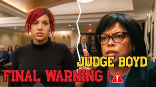 One Mistake Away from Prison — Judge Boyd Doesn’t Hold Back.