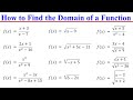 Easy Guide to Finding the Domain of Any Function 📊