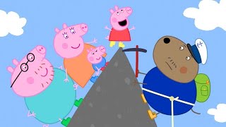 Peppa Pig Official Channel | Peppa Pig Climbs Up to the Top of the Mountain