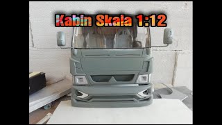 Reviuw Kabin Miniatur Truck Canter Skala 1 12 Youtube