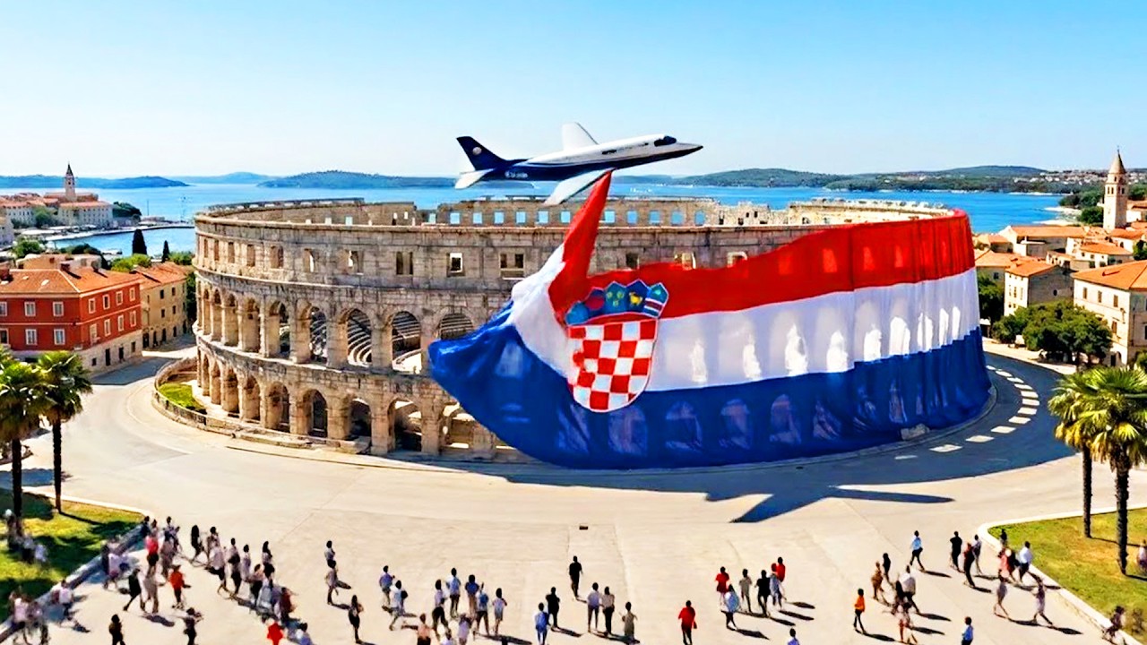 Airplane Pulls Flag! Which World Landmark would you reveal? 🌍✈️ 4K AI ASMR reveal Part-2