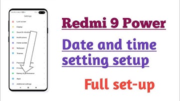 Redmi 9 Power , Date and time setting set-up Hidden tips and tricks