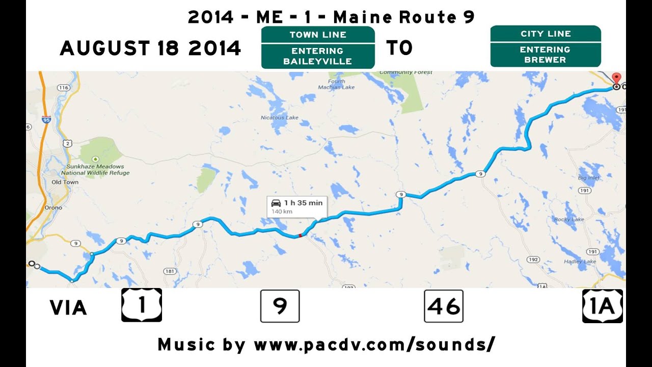 2014 ME 1 Maine Route 9 YouTube