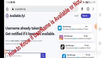 🤔How to know username available or not????🤔🤫🔥💯