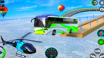 Impossible Bus Stunt Driving 2023 - Mega Ramp Racing Driving Simulator - #Android GamePlay