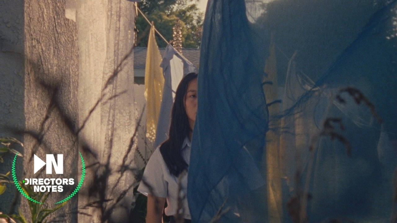 Ophelia alone on a sunlit Los Angeles jetty in Li Anne Liew's glide