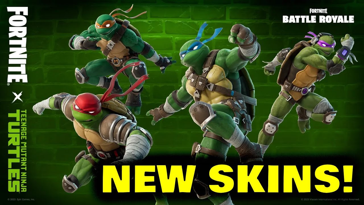 Teenage Mutant Ninja Turtles Skins Are Here !! - YouTube