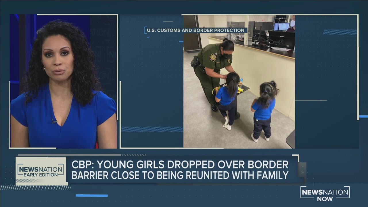 Small children abandoned by smugglers at border wall released from ...