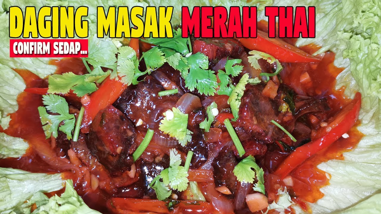 Resepi Daging Masak Merah Ala Thai Tip Daging Lembut Thai Red Cooked Meat Recipe Youtube