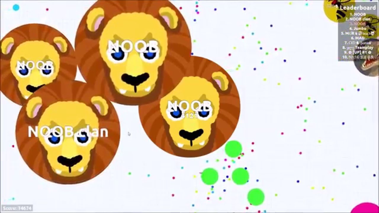 Agar.io NOOB Gameplay !!!?