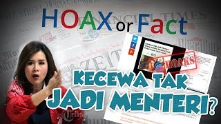 HOAX OR FACT: GRACE NATALIE KECEWA TAK JADI MENTERI?