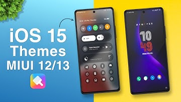 iOS 15 MIUI Themes for All Redmi & Poco Devices | Works on MIUI 12/13