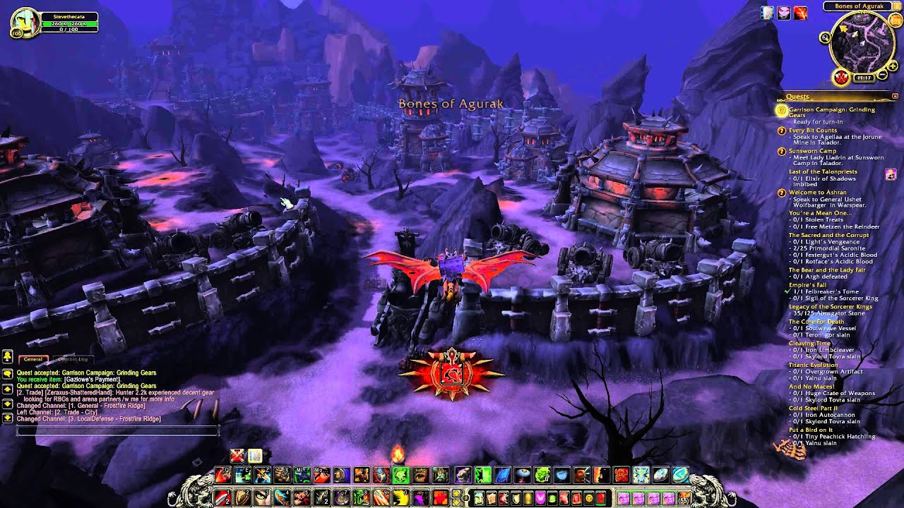 Garrison Campaign Grinding Gears (Horde) YouTube