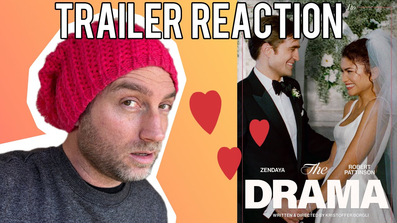 THE DRAMA | Official Movie Trailer REACTION | Zendaya & Robert Pattison?!