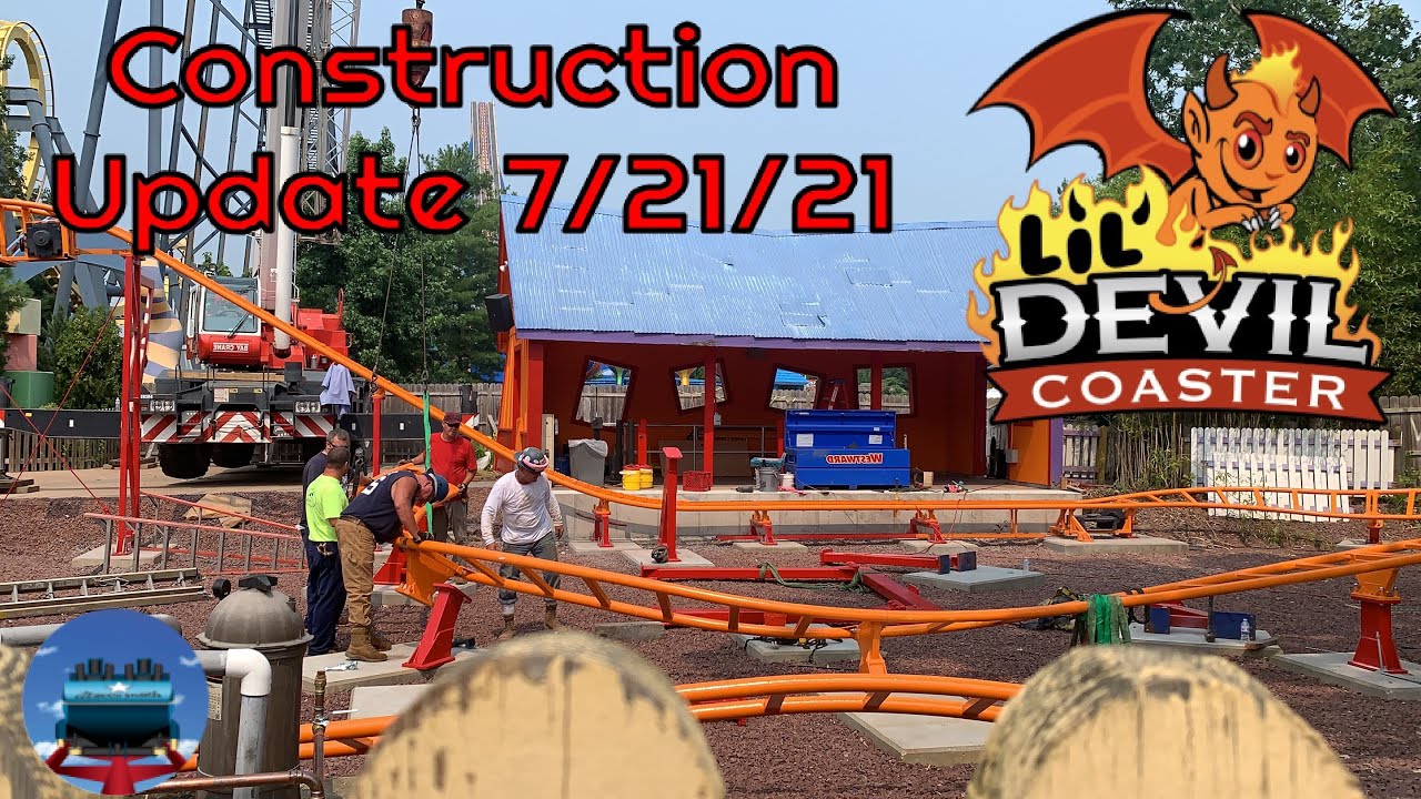 OFFICIAL Jersey Devil Coaster 'Behind the Adventure' Construction Update -  Episode 3 