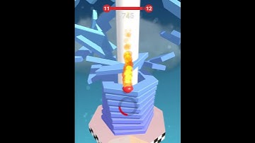 Stack Ball Satisfying Gameing #Shorts 11