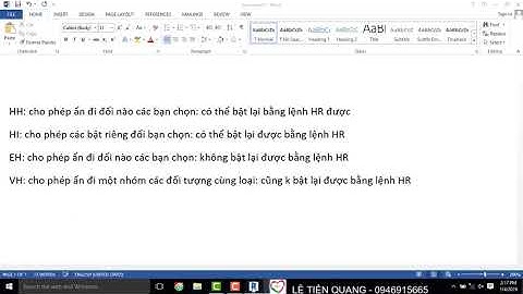 Tự học Revit Structure Bài 7 Hướng dẫn sử dụng các lệnh ẩn hiện đối tượng trong Revit