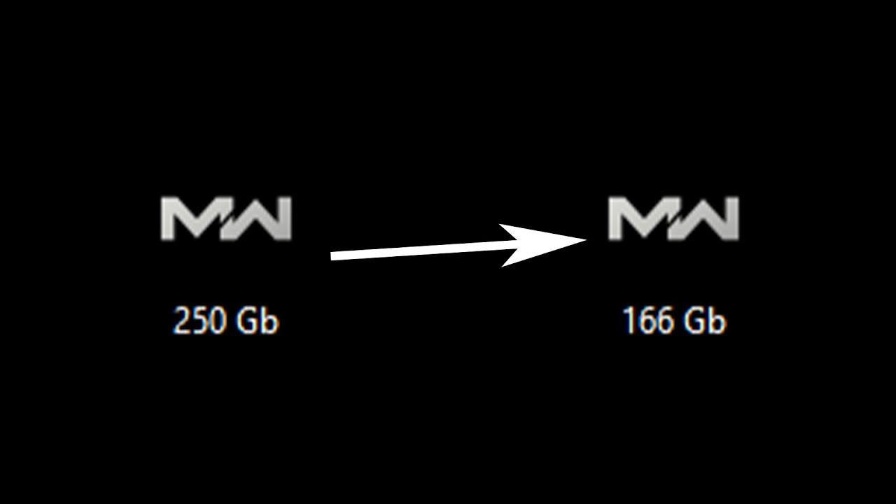 Call Of Duty Warzone Reduce File Size PC Modern Warfare - YouTube