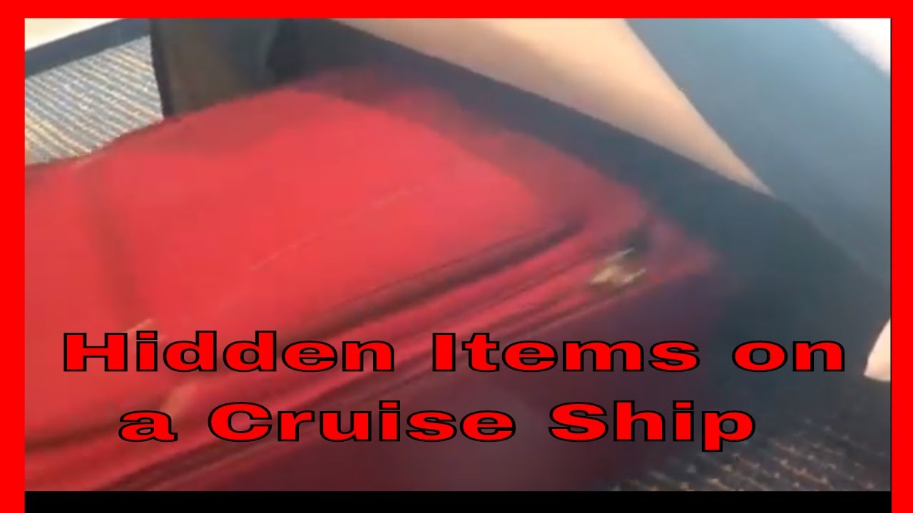 Hidden Items on a Cruise Ship 1 YouTube
