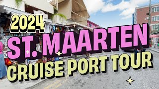 St. Maarten Philipsburg 2024 Cruise Port & Water Taxi to Beach 🏝️