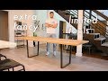 How to build a high quality dining table with limited tools  diy   woodworking