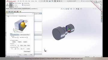 Coordinate Systems in VisualCAM-TURN for SOLIDWORKS