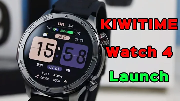KIWITIME Watch 4 Round Smartwatch Launch - GT4 PRO PLUS Upgraded Version