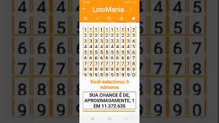 TIRANDO DÚVIDAS DE USABILIDADE NO APP LOTERIAS RANDO SORTE screenshot 5