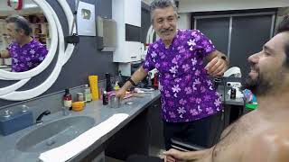 Real Barber Shop Experience! Relaxing Turkish Massage And Skin Care