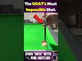 The GOAT’s Most Impossible Shot
