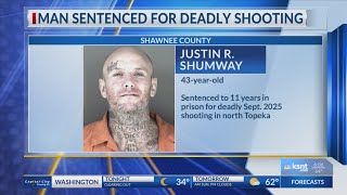Man sentenced to 11 years in prison for deadly north Topeka shooting