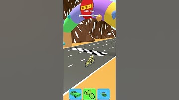 Car shape funny transfor game level 863 #trending #gameplay #shortsviral