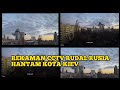 Rekaman cctv detikdetik rudal rusia menghantam kota kyiv