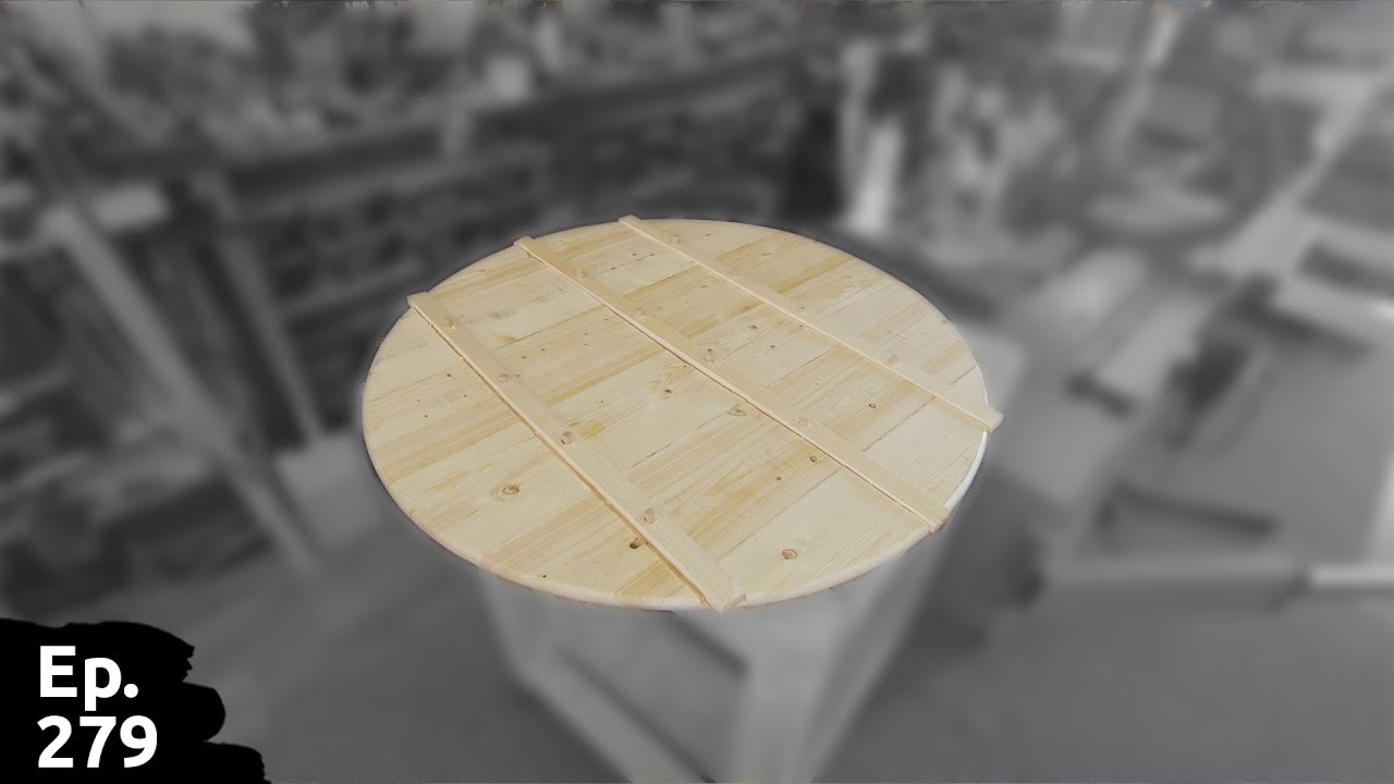 Fabrication d'un bouclier viking décoratif en bois, cuir et PPMA