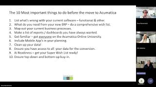 Need to move your business onto Acumatica in less than 4 months?