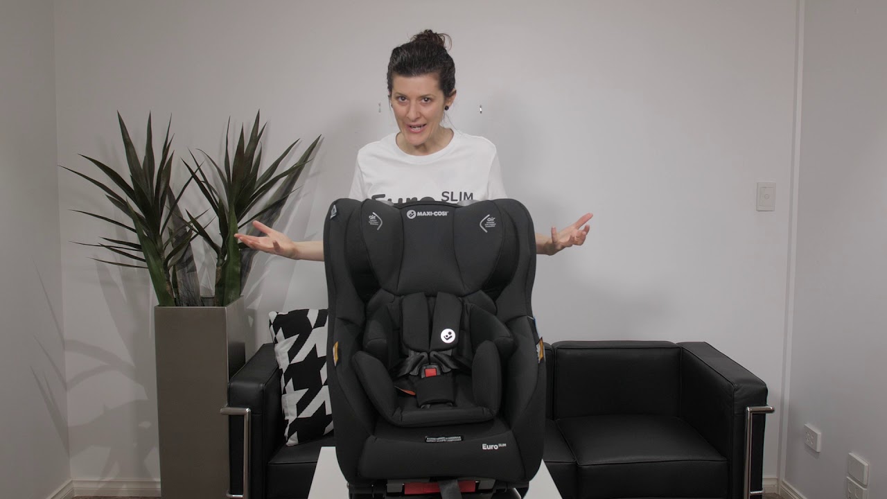 Euro Slim convertible car seat features 