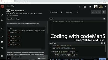 Codewars 7 kyu Head, Tail, Init and Last JavaScript